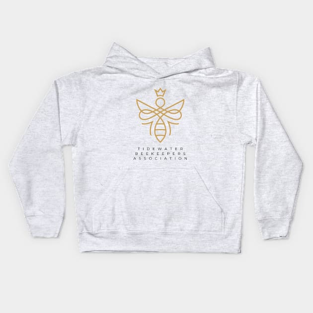 TBA QUEEN BEE Kids Hoodie by Tidewater Beekeepers